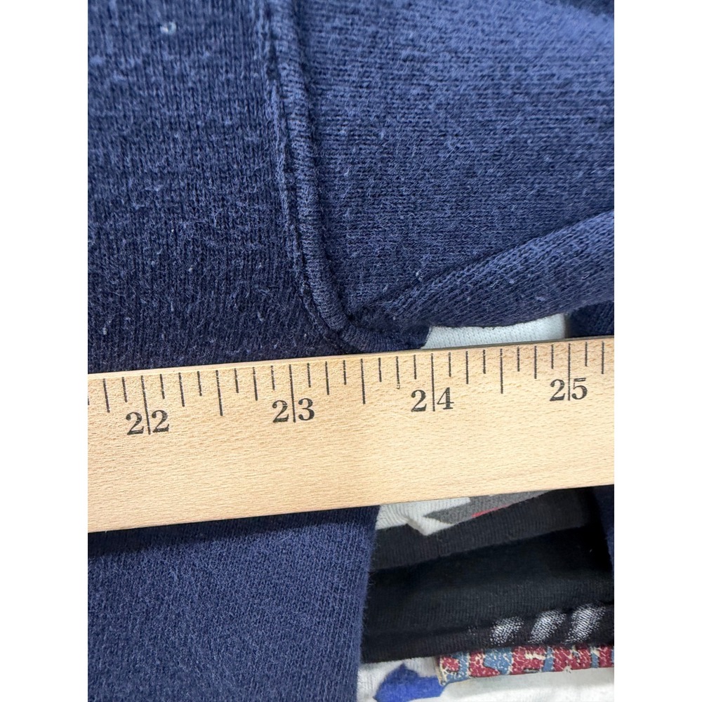 Vintage 90s fire Jackson State University JSU Sweatshirt Navy Blue Mens Large - Picture 7 of 8